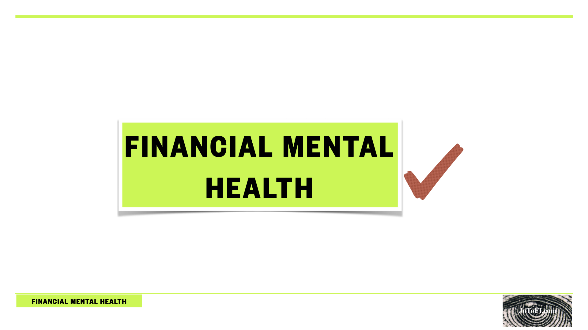 Financial Mental Health